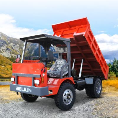 Chine Camion à ordures minier sous-sol articulé automatique 5 tonnes Capacité Couleurs personnalisables à vendre