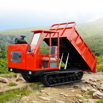 China Hydraulic Small Crawler Dumper Truck 6 Tons Weichai Jiaxin Portable Multifunctional For Outdoor for sale