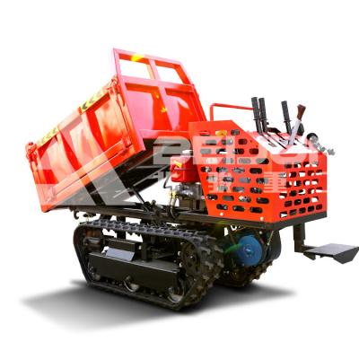 China Strong Grip And Climbing Ability With Steel Rubber Tracks Crawler Dumper Truck for sale