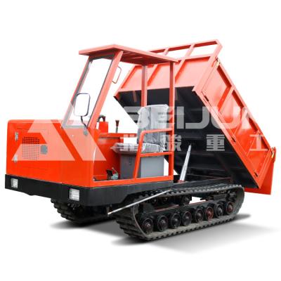 China 4 Ton Crawler Dumper Truck Weichai Engine Powered for Smooth Material Transportation for sale