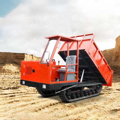 China 4 Ton Crawler Dumper Truck for Hardened Road Surfaces and Power Engineering for sale