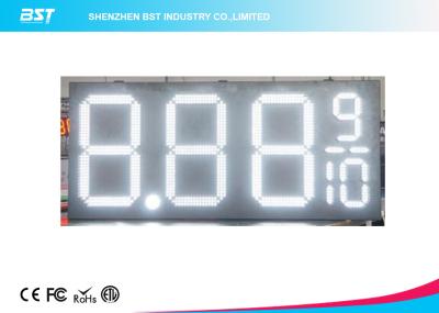 China 24 Inch Outdoor Led Gas Price Changer / Gas Station Price Sign Numbers for sale