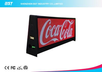 China Two Sided Super Slim Taxi Led Display With 5mm Pixel Pitch And Aluminum Shell for sale