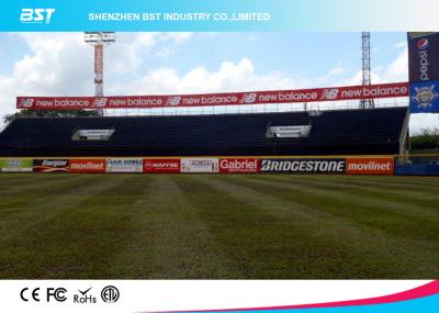 China Large Outdoor Stadium Perimeter Advertising Boards With 140 Degree Viewing Angle for sale