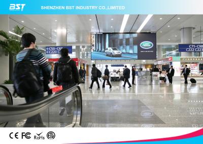 China Aluminum Alloy / Steel Giant P4 SMD2121 indoor Advertising LED Screen For Airport for sale