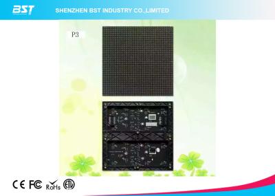 China Módulo de alta resolución de la pantalla del negro LED de la echada 3m m del pixel, control síncrono en venta