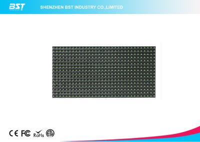 China P10 LED Display Module 320mm X 160mm / 32 X 16 Pixels Video Greenl Color Led Panel for sale