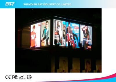China Flexible Transparent LED Screen 10000 Dots Per Sqm 1920hz For Shopping Center for sale