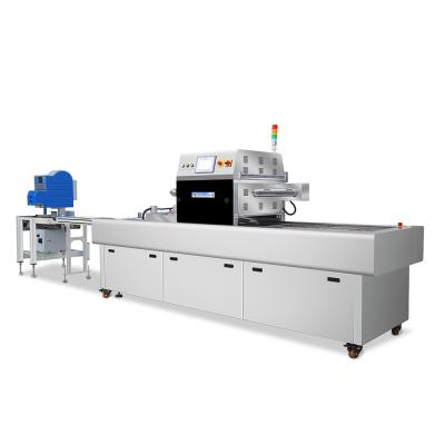 China Restaurant Food MAP Tray Sealing Machine Nitrogen Filling Packing Machine for sale