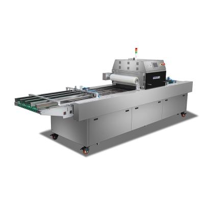 China Horizontal Map Tray Sealer Ready Meal Vacuum Machine For Food Packaging for sale