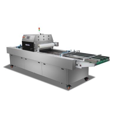 China Vacuum Automatic Skin Packaging Machine Packing Sealer For Shrimp / Salmon Meat for sale