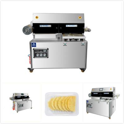 China Industrial Vacuum Tray Sealing Machine Modified Atmosphere For Vegetable / Fruit for sale