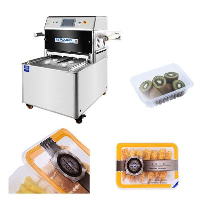 China Touch Screen Pneumatic MAP Packaging Machine , Vertical Vacuum Packaging Machine for sale