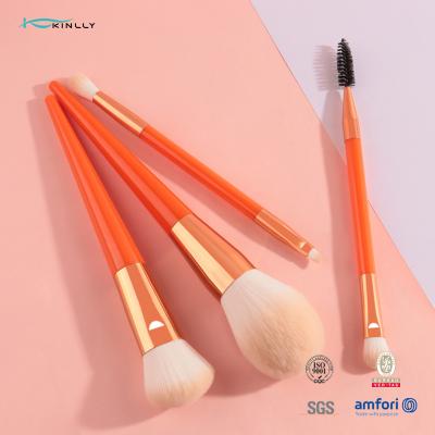 China 4pcs Protable Soft Bristles Cosmetics Brush Set Luxury Makeup Brushes for sale
