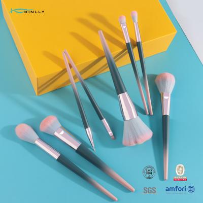 China O prêmio compõe o grupo de escova cosmético da composição da escova para misturar-se cora sombra para os olhos do ocultador, cabelo sintético Crueldade-livre à venda