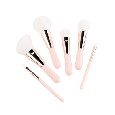 China 6 PCS Eye Face Luxury Makeup Brush Private Label Cosmetic Custom Set for sale