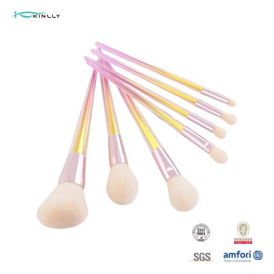 China Cosmetics 7PCS Makeup Brush Set Beauty Tool Synthetic Hair Plastic Handle for sale
