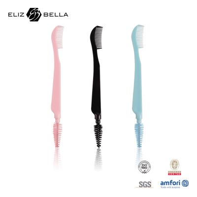 中国 Silicone Plastic Eyebrow Brush And Eyelash Comb Washable Reusable 販売のため