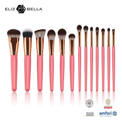 China 8pcs Beauty Cosmetic Brush Set Wooden Handle Private Label Makeup Brush Set for sale