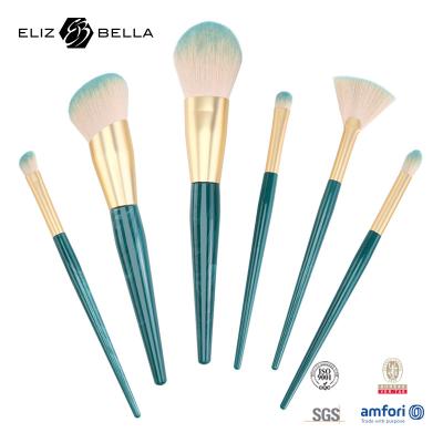 China 6pcs Essential Makeup Brushes Set No Streaks Premium Quality Synthetic Hair Makeup Tools for sale