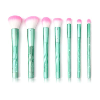 China Plastic Taklon Synthetic 7pcs Complete Makeup Brush Set for sale
