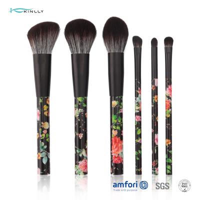 China 6pcs PVC Box Plastic Makeup Brushes For Blush for sale