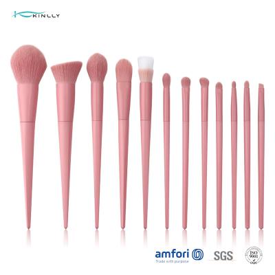 China Face 12pcs ISO9001 Synthetic Hair Makeup Brush for sale