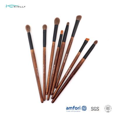 China Colored 12pcs ISO9001 Wooden Handle Makeup Brushes for sale