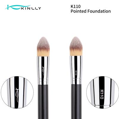 China Single Synthetic Hair Makeup Brush Foundation Copper Ferrule Face Brushes K103 for sale