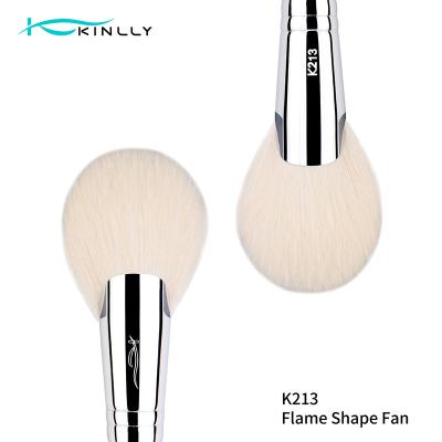 Chine Brosse naturelle de maquillage de cheveux de la brosse K213 BSCI de fan de forme à vendre