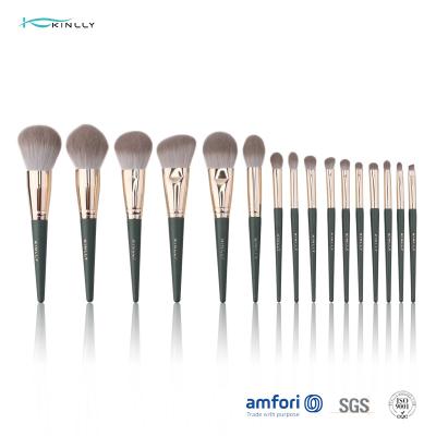 China 16pcs Premium Opp Bag Cosmetic Makeup Brush Set for sale