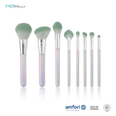 Китай щетка макияжа синтетического Ferrule волос 8pcs алюминиевого косметическая продается