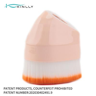 China Flat Top Kabuki Patented 1 Pcs/Set Plastic Cosmetic Brush for sale