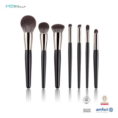 China Bürste des Make-up7pcs mit dem synthetischen Haar, Rose Gold Ferrule Cosmetic Brush-, hölzerner/Plastik-/Acrylgriff sind willkommen zu verkaufen