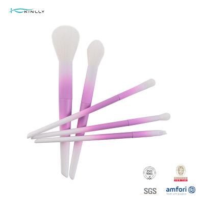 China Travel 5pcs Plastic Makeup Brushes For Powder Contour Eyeshadow for sale