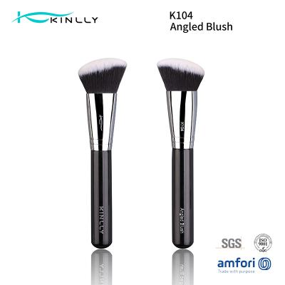 China OEM ODM Angled Blush Brush Full Coverage WIth Copper Ferrule for sale