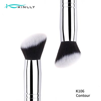 China OEM ODM 1pc Angled Contour Brush Face Beauty Sculpting Makeup Brush for sale