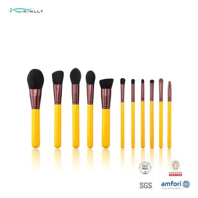 China Nylon Hair Travel Makeup Brush Set 12 Pieces Essential Makeup Brushes for sale