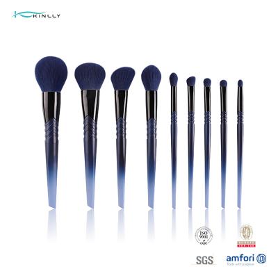 China 9PCS Cruelty Free Private Label Makeup Brush Set Synthetic Hair Eco Friendly Paint for sale