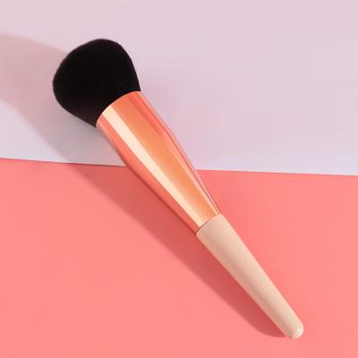 China Premium Synthetic Powder Make Up Brush Soft Bristles Compact Foundation Brush for sale