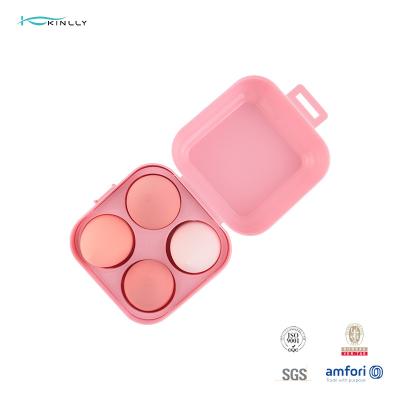 China Luxury Microfiber Marshmallow Makeup Sponge Red Pink Colors Super Soft Latex Free for sale