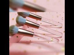 EYA-PMB031203   Makeup Powder Brush With Nylon Hair And Plastic Handle