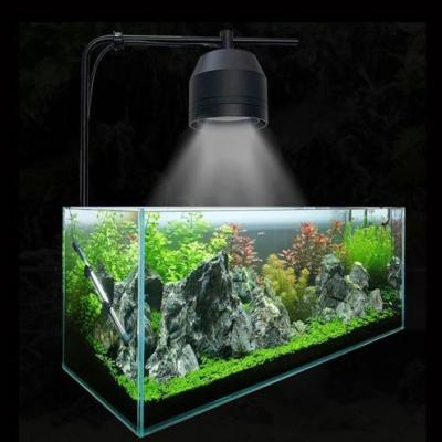 China Small Round Aquarium LED Light Grass Amphibious Landscape Cylinder Lamp RA95 for sale