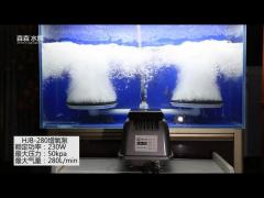 200 Watt Single Outlet Aquarium Air Pump 12 Valve Manifold For Fountain Pond Hydroponics