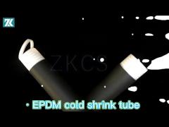 Waterproof Cold Shrink Tube EPDM 200mm Length Cable Protection