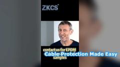 EPDM заглушка – водонепроницаемое, изолирующее и УФ-стойкое уплотнение для кабеля – простая установка методом надвигания
