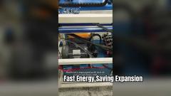 Machine d‘élargissement textile à grande vitesse permettant d‘économiser l‘énergie