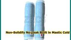 Structure de tube en caoutchouc de silicone à haute élasticité à refroidissement par rétrécissement avec mastic intégré
