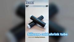 Tube rétractable à froid en silicone | Résistant aux intempéries et installation facile