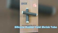 Tubes à rétrécissement à froid en caoutchouc de silicone à haute élasticité résistant aux UV résistant aux intempéries pas de chaleur à froid